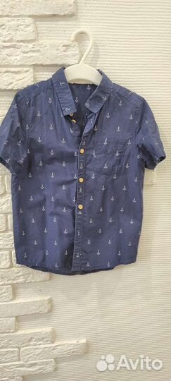 Рубашка на мальчика р.110-116