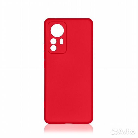 Силиконовый чехол с микрофиброй для Xiaomi 12 Pro