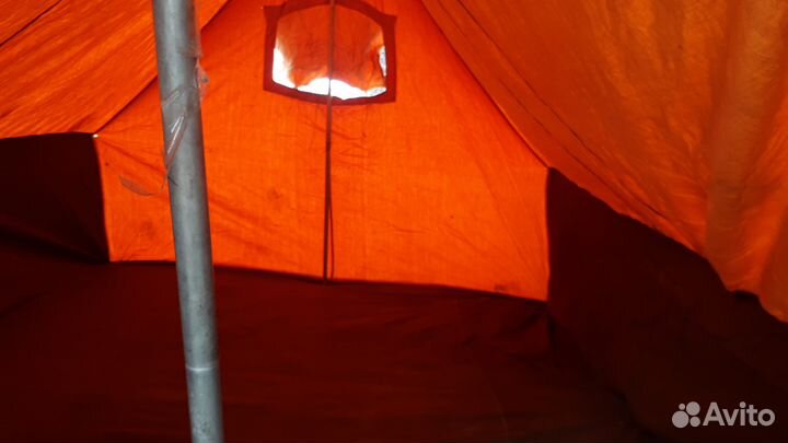 Палатка брезентовая б/у