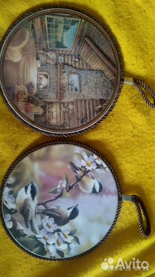 Настенная тарелка. Подставка под горячее