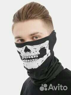 Маска с черепом. Бафф, Шарф. Снуд Шапка.Балаклава