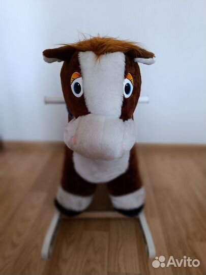 Детская качалка лошадь ослик