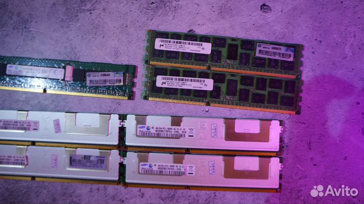 Серверная оперативная память ddr3 ecc reg 8/4гб