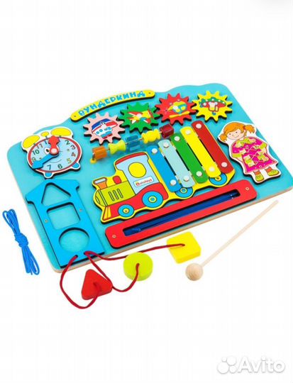 Большой бизиборд для малышей