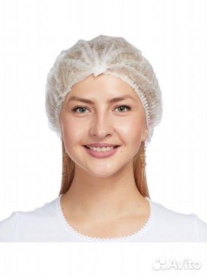 Берет белый н/стер