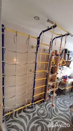 Детская шведская стенка/спортивный комплекс