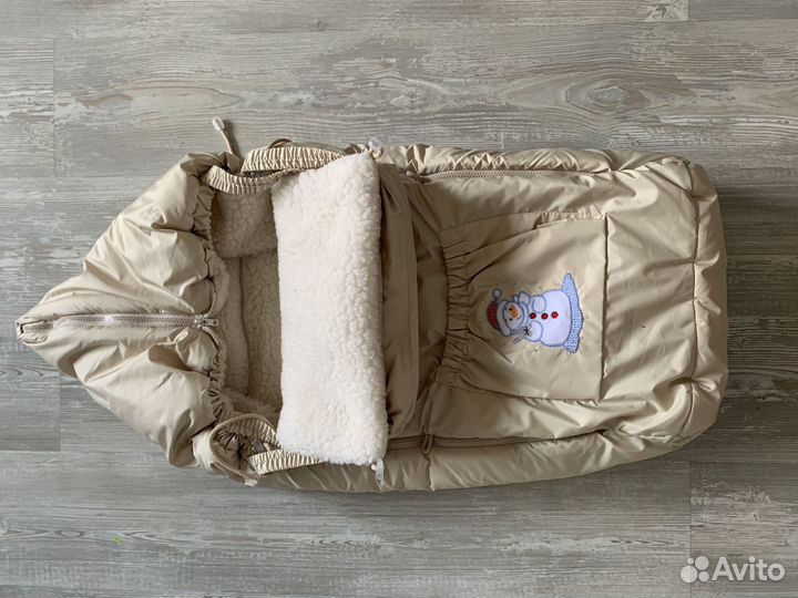 Зимний конверт в коляску или санки