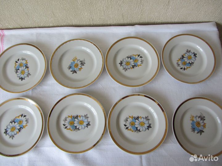 Продаются фарфоровые тарелки 70г,ссср.Д17,5см