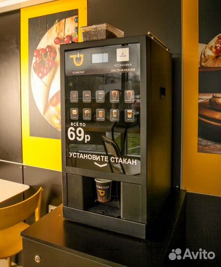 Франшиза «Кофейный вендинг» доход от 300 тысяч