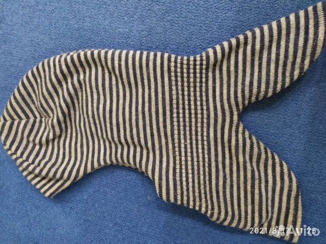 Шапка шлем для мальчика 48