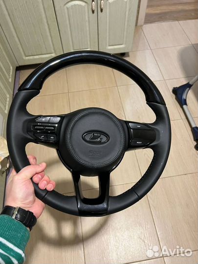 Руль Kia Rio на ваз LADA