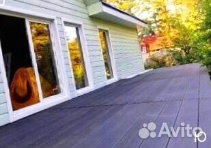 Доска из дпк для террасы