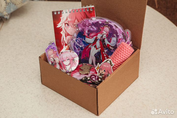 Подарочный набор бокс Геншин Импакт Яэ Мико