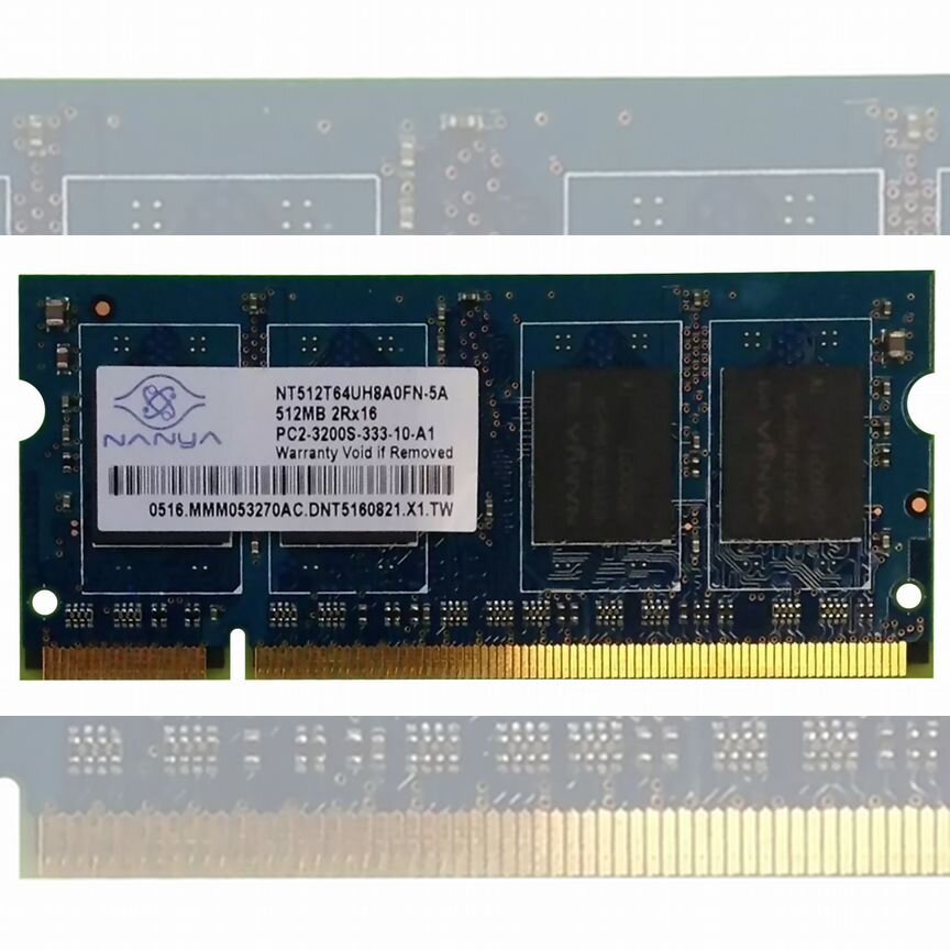 [NT512T64UH8A0FN-5A] Оперативная Память Nanya 512mb Nt512t64uh8a0fn-5a