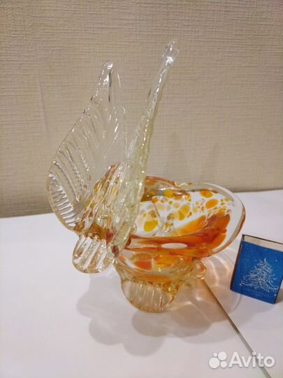 Ваза цветное стекло