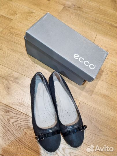 Балетки ecco 41 размер кожа