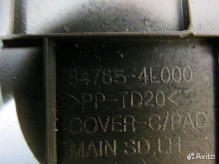 Накладка торпедо левая Hyundai Solaris