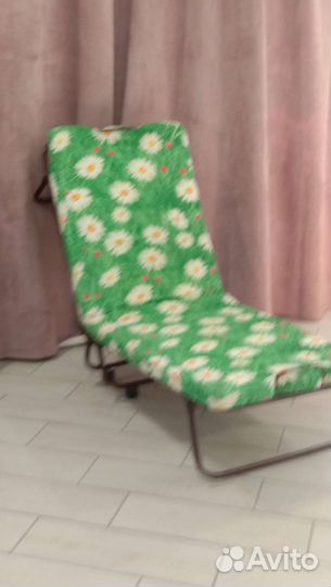 Раскладушка с матрасом