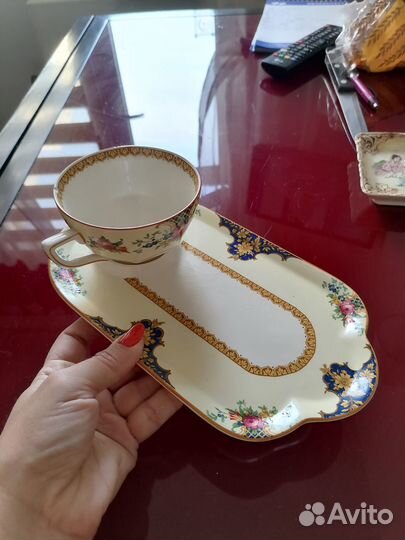 Чайно-кофейная пара crown ducal