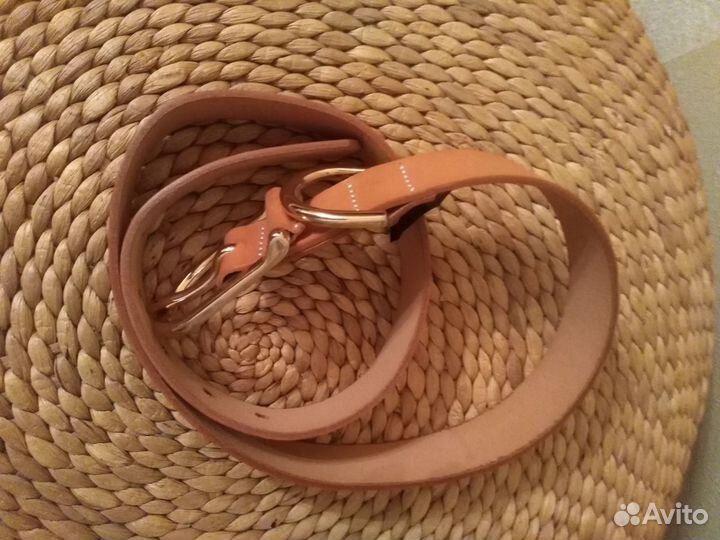 Ремни женские Mango, 3 шт (беж, золото, коричн.)