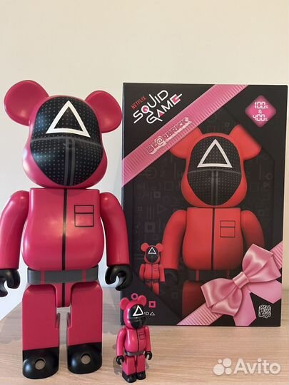 2 bearbrick “Squid Game ” SET оригинал