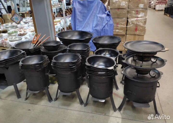 Казан 12-литров чугунный из Узбекистана