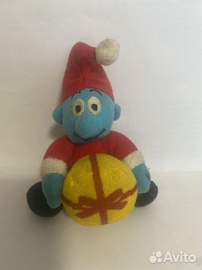 Игрушки из макдональдса смурфик 2000х