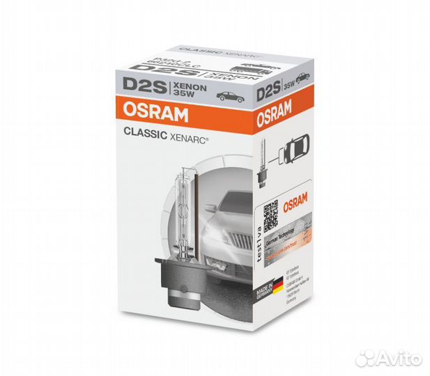 Оригинальные ксеноновые лампы Osram d1s