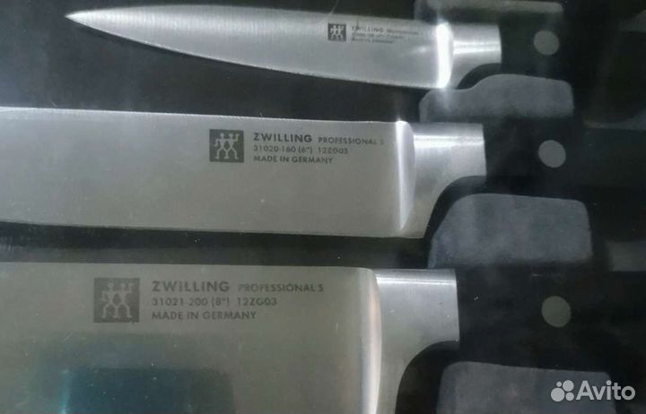 Набор кухонных ножей Zwilling professional S