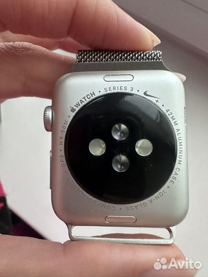 Часы apple watch 3 42mm nike