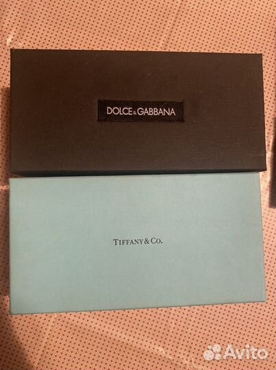 Оригинальные коробки от очков D&G, Tiffany