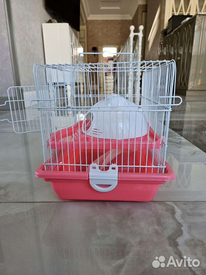 Клетка для хомяка в отличном состоянии+аксессуары