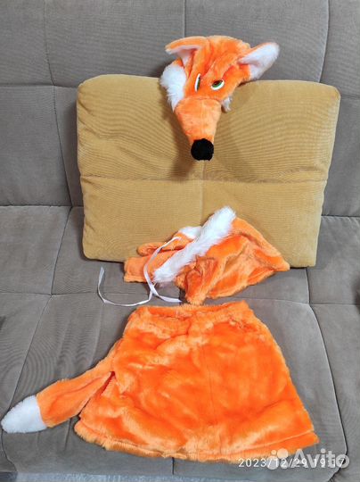 Костюм лисы новогодний, на 4-5 лет