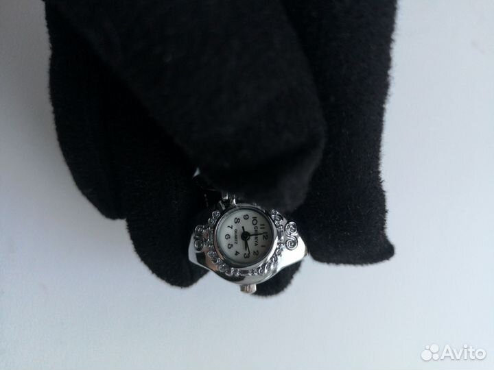 Комплект серьги и кольцо бижутерия