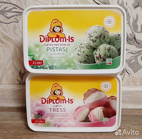 Мороженое из Норвегии Sorlandsis, Diplom-Is