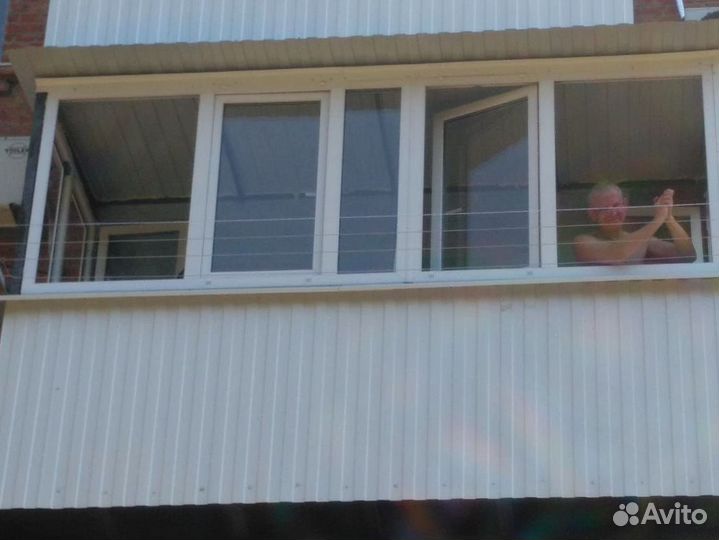 Остекление балкона/Отделка с бесплатным замером