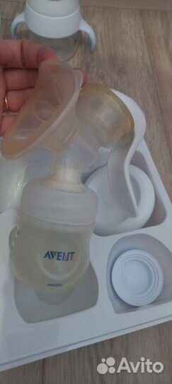 Молокоотсос ручной и бутылочки Avent