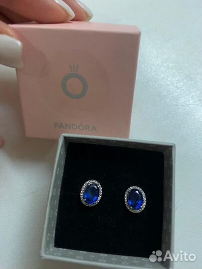 Pandora колье и серьги