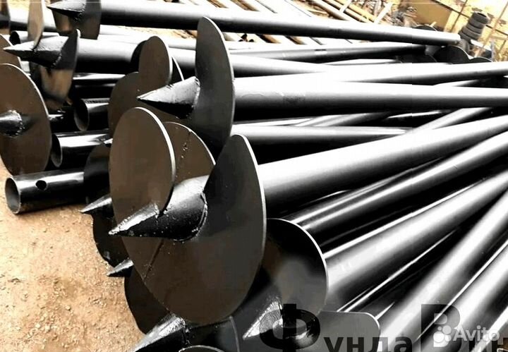 Установка Винтовых сваи