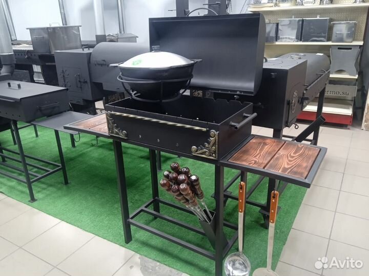 Мангал Пикник-2 металл 5 мм