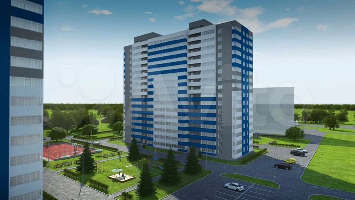 Квартира-студия, 22,7 м², 16/25 эт.