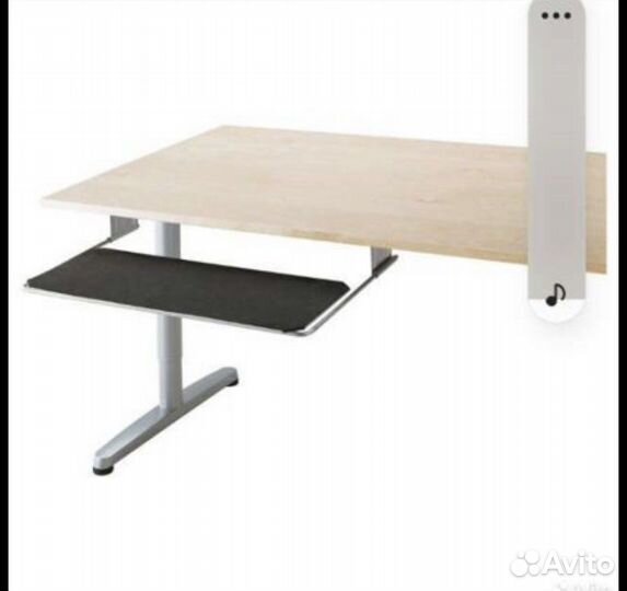 Выдвижная полка для клавиатуры Икея