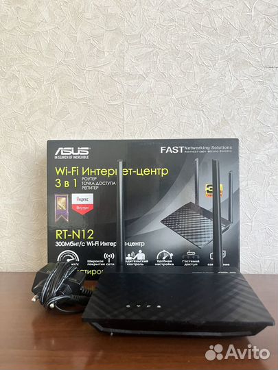 Wi-Fi роутер asus RT-N12