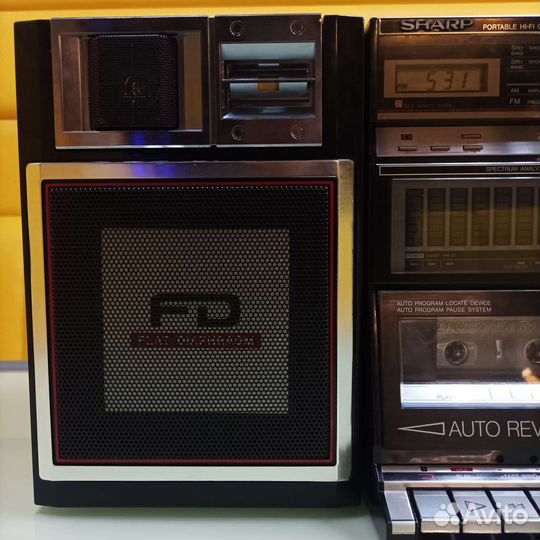 Магнитофон кассетный Sharp 939z(bk) 1987 год