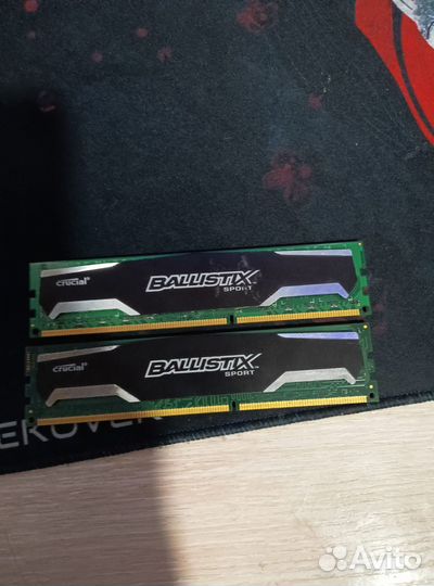 Оперативная память ddr3 8 gb crucial Ballistix spo