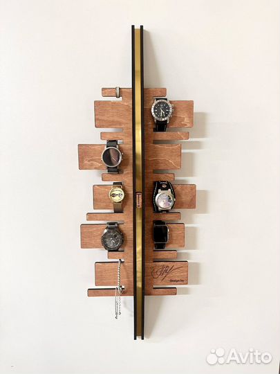 Дизайнерская полка шкатулка для часов 