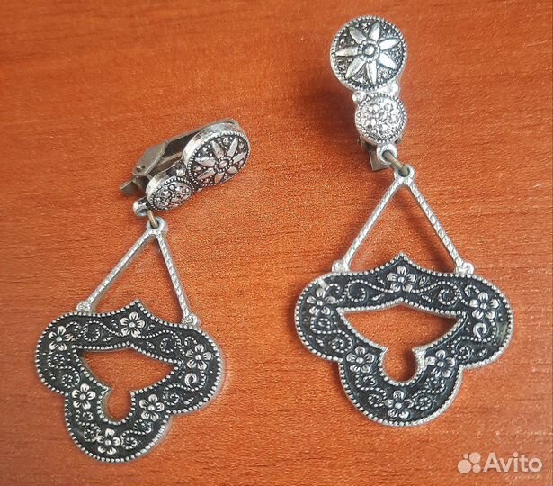 Клипсы винтажные