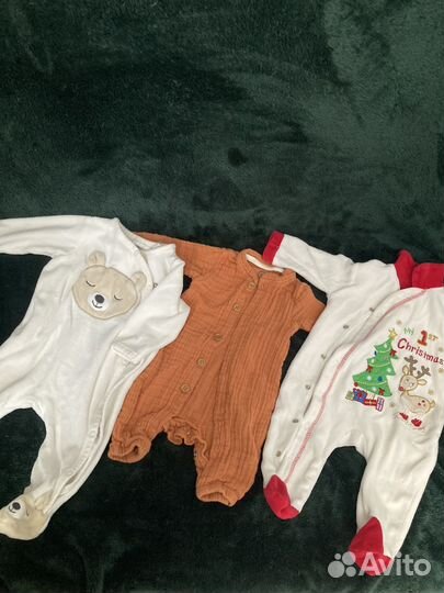 Вещи для новорожденного 56-62р., пакетом