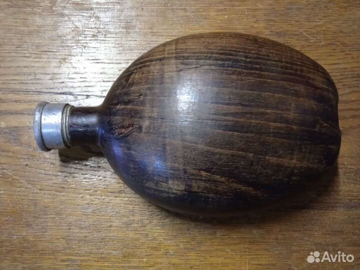 Немецкая фляжка кокос ВОВ