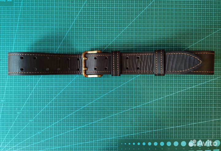 Ремень из кожи буйвола 